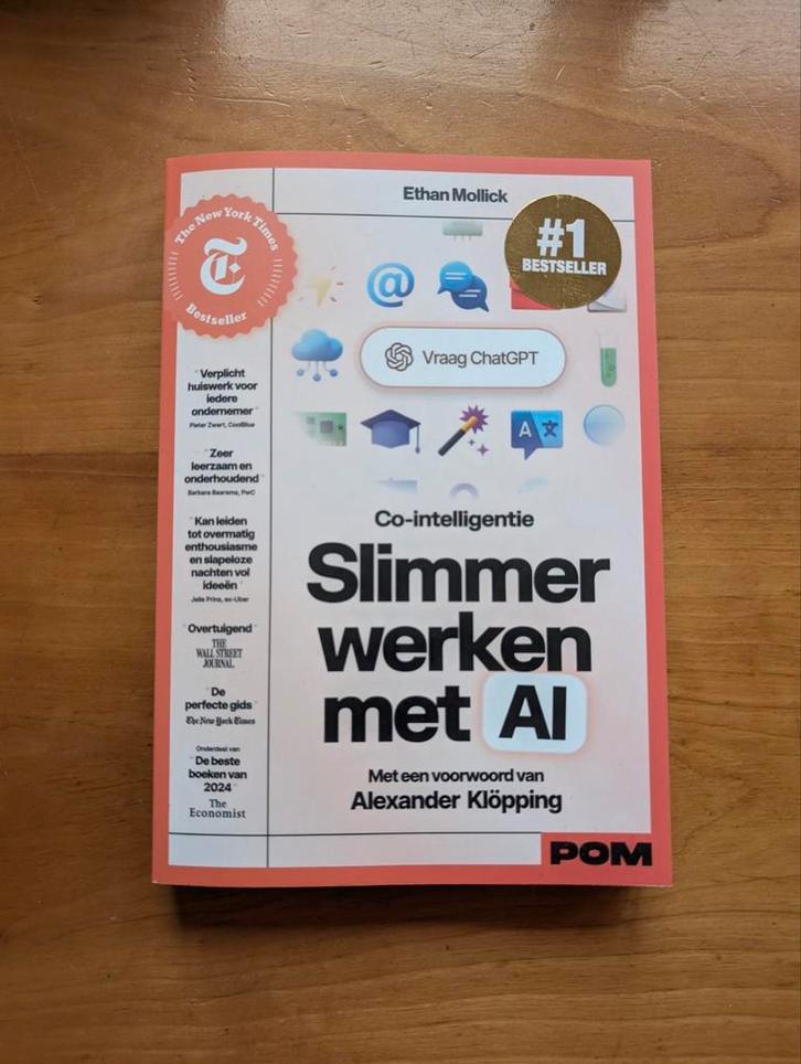 Slimmer Werken met AI - Ethan Mollick, Boeken, Economie, Management en Marketing, Nieuw, Management, Ophalen of Verzenden