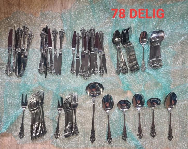 Sola elite florence 78 delig antiek bestek zeer mooie staat, Antiek en Kunst, Antiek | Bestek, Ophalen