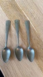 3 Gero Alpacca lepeltjes (model 120 Haags Lof) 8,5cm lang, Antiek en Kunst, Ophalen of Verzenden