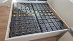 Electrische boxspring schotelbodems 90×200, Ophalen, Zo goed als nieuw, Eenpersoons, 90 cm