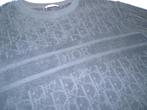 Dior Oblique Relaxed Fit T-Shirt Marine Blue Size S, ., Nieuw, ., Dior