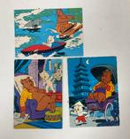 Drie kaarten met Bommel en Tom Poes, Ophalen of Verzenden, Olivier B, Bommel en Tom Poes, Gebruikt, Overige typen