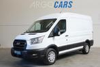 Ford Transit 350 2.0 TDCI LED L2/H2 AUTOMAAT TREKHAAK PDC 13, Auto's, Bestelauto's, Stof, Zwart, 4 cilinders, 129 pk