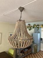 Houten kroonluchter, hanglamp, 50 x 53 cm, lengte min. 75 cm, Huis en Inrichting, Ophalen of Verzenden, Zo goed als nieuw, Hout