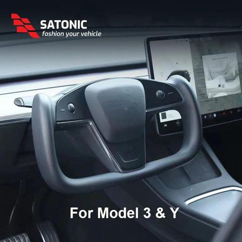 Yoke stuurwiel voor Tesla Model 3 en Y., Auto-onderdelen, Interieur en Bekleding, Nieuw, Ophalen of Verzenden