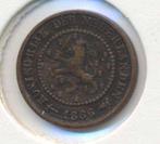 Nederland Halve cent 1886 Willem 3, Ophalen of Verzenden, Koning Willem III, Overige waardes, Losse munt