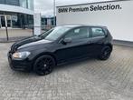 VW Golf 7 1.2 3D Zwart (virtual cockpit/discover pro navi), Auto's, Voorwielaandrijving, Stof, 4 cilinders, Zwart
