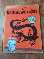 Kuifje De Blauwe Lotus uit 1955!, Boeken, Stripboeken, Gelezen, Ophalen of Verzenden, Eén stripboek