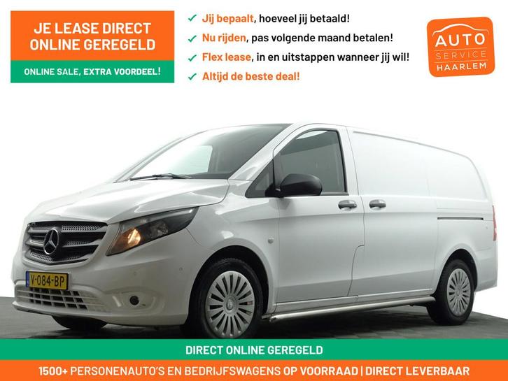 Mercedes-Benz Vito 116 CDI L2 Aut- 2x Schuifdweur, 2/3 Pers,, Auto's, Bestelauto's, Bedrijf, Te koop, ABS, Airbags, Airconditioning