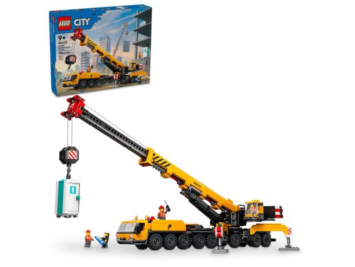 60409 LEGO City: Gele mobiele bouwkraan - Nieuw in doos!!, Kinderen en Baby's, Speelgoed | Duplo en Lego, Nieuw, Lego, Complete set