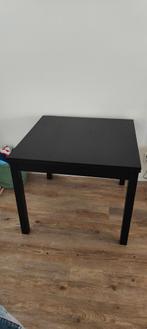 Ikea tafel zwart uitschuifbaar (Bjursta), Ophalen, Gebruikt, Rechthoekig, 50 tot 100 cm