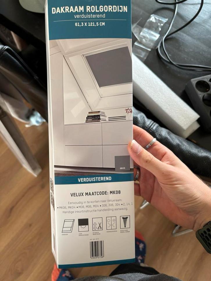 Coulisse Dakraam Rolgordijn - Nieuw!, Huis en Inrichting, Stoffering | Gordijnen en Lamellen, Nieuw, 100 tot 150 cm, 50 tot 100 cm