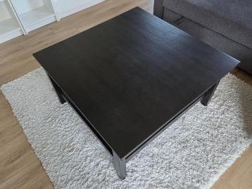 Zwarte salontafel 90x90cm beschikbaar voor biedingen