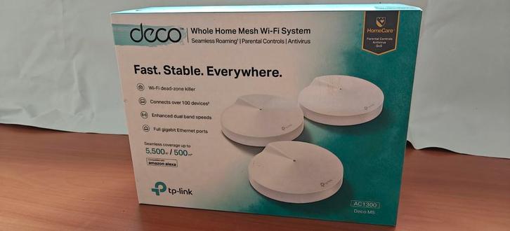 TP-Link Deco M5 Mesh Wi-Fi Systeem, Computers en Software, Accesspoints, Zo goed als nieuw, Ophalen