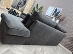 XL Ribstof Hoekbank - Bruin / Grijs - 310 x 250, Ophalen, Hoekbank, 300 cm of meer, Ribstof grote hoekbank ribcord donker grijs bruin loungebank