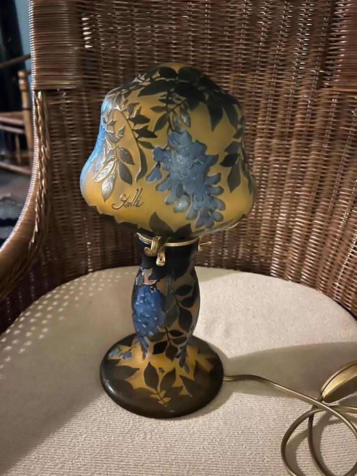 Gallé Tip tafellamp, Antiek en Kunst, Antiek | Lampen, Ophalen