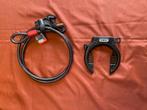 Fiets sloten extra breed AXA en ABUS met ketting, Ophalen, Zo goed als nieuw, Kettingslot