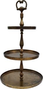 GEZOCHT: etagère 3-laags antiek goud / brons, Huis en Inrichting, Woonaccessoires | Etagères, Ophalen of Verzenden, Zo goed als nieuw