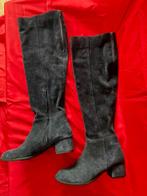 Hoge suede knielaarzen, maat 39, Hoge laarzen, Blauw, Ophalen of Verzenden, Zo goed als nieuw