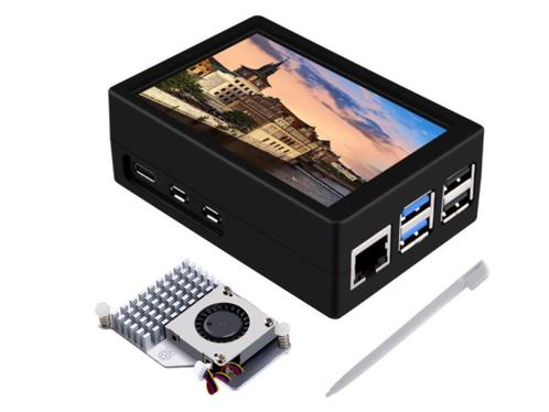 Raspberry 5 Case + Touchscreen + Actieve Fannetje/Heatsink, Computers en Software, Moederborden, Nieuw, Overige typen, DDR4, Verzenden