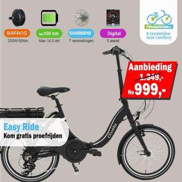 Elektrische vouwfiets fiets ebike DIRECT VOORRAAD v.a. 999,- beschikbaar voor biedingen