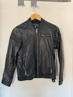 Jas nep leer zwart size 12 maat 152, Ophalen of Verzenden, Zo goed als nieuw, Jongen, Jas