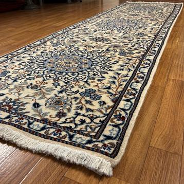 Trendy Perzisch tapijt - gangloper -Wol/ zijde 290 x 85 cm beschikbaar voor biedingen