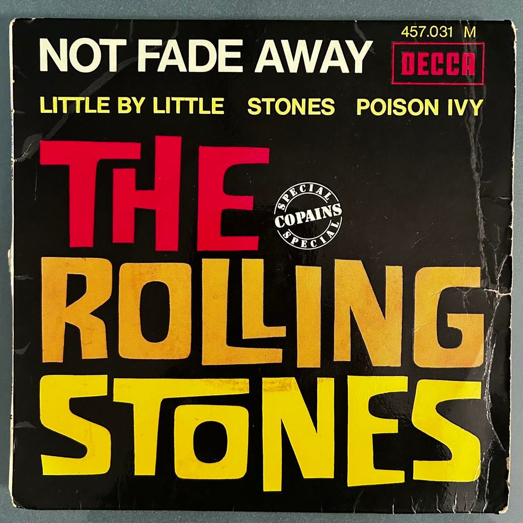 The Rolling Stones - Not Fade Away, 7” EP 45 RPM, Collector!, Ophalen of Verzenden, Gebruikt, Overige formaten, Poprock