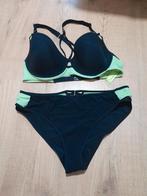 Marlies Dekkers Bikini Zwart/Groen - Maat L/80D, Marlies Dekkers, Zwart, Ophalen of Verzenden, Zo goed als nieuw