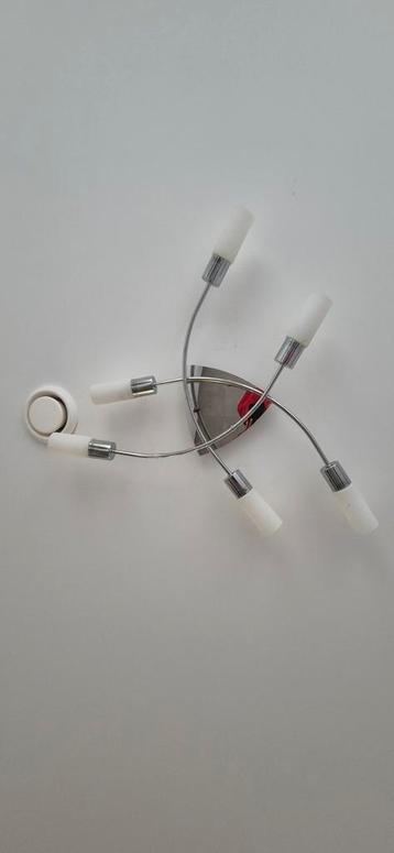 Moderne plafondlamp met vijf lampen