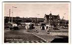 Schiedam, Stationsplein, Verzamelen, Verzenden, 1940 tot 1960, Gelopen, Zuid-Holland