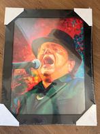 Schilderij zingende Andre Hazes, Verzamelen, Muziek, Artiesten en Beroemdheden, ., Nieuw, Ophalen of Verzenden, .