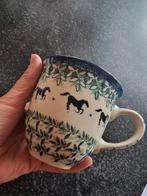 Bunzlau mok nieuw - handgemaakt in Polen, Ophalen of Verzenden