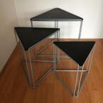 Max Sauze nesting tables mimi set zwart/grijs, Overige vormen, Minder dan 45 cm, Design, Gebruikt