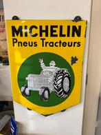 MICHELIN tractor emaille reclamebord, Antiek en Kunst, Ophalen of Verzenden