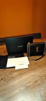 YSL Sunset Medium, Ophalen of Verzenden, Zo goed als nieuw, Zwart, Schoudertasje