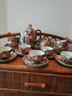 Prachtig Japans theeservies van Victoria Czechoslovakia, Antiek en Kunst, Antiek | Porselein, Verzenden