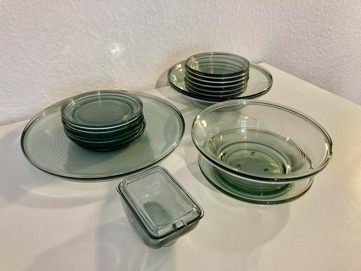 Servies Primula, Copier Leerdam 1947, Antiek en Kunst, Antiek | Glas en Kristal, Verzenden