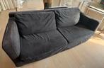 Linteloo bank - antraciet - bekleding vervangbaar, Ophalen, Gebruikt, 100 tot 125 cm, 150 tot 200 cm