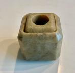 Mooie kandelaar van zeepsteen, Fairtrade, Overige materialen, Gebruikt, Overige kleuren, Ophalen of Verzenden