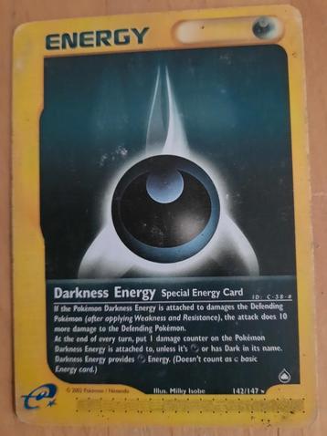 Darkness Energy - Pokémonkaart beschikbaar voor biedingen