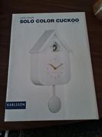 Karlsson Modern Cuckoo Koekoeksklok - Wit (Nieuw in doos), Ophalen of Verzenden, Nieuw, Analoog, Wandklok