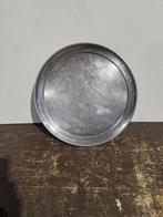 Mooi metalen dienblad 45.5 cm, Ophalen of Verzenden, Gebruikt, Rond, Metaal