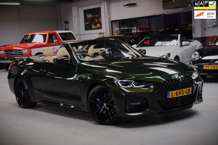 BMW 4-serie Cabrio 430i High Executive *M-Pakket* OrgNL|1e E, Auto's, BMW, Bedrijf, Te koop, 4-Serie, 360° camera, ABS, Achteruitrijcamera