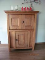 VINTAGE houten eiken BROODKAST servieskast KAST 113x60x150, Ophalen, 100 tot 150 cm, Eikenhout, 150 tot 200 cm