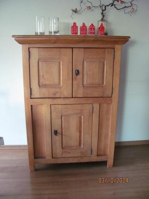 VINTAGE houten eiken BROODKAST servieskast KAST 113x60x150, Huis en Inrichting, Kasten | Buffetkasten, Gebruikt, 150 tot 200 cm