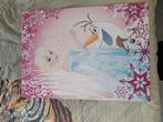 Grote schilderij van Frozen, Ophalen