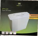Microtools MPS-110 Papierversnipperaar, Ophalen of Verzenden