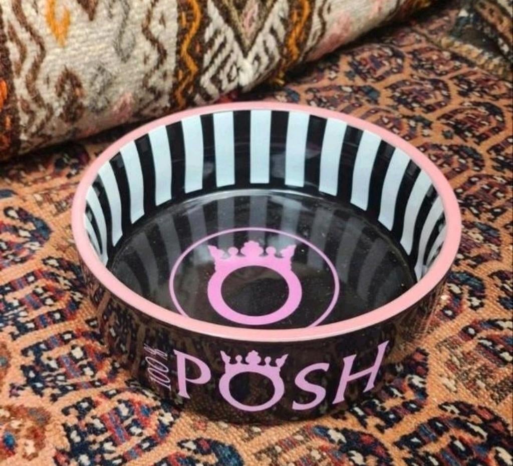 Petgear 100% Posh Voerbak Drinkbak 23x9 cm., Dieren en Toebehoren, Ophalen of Verzenden, Zo goed als nieuw