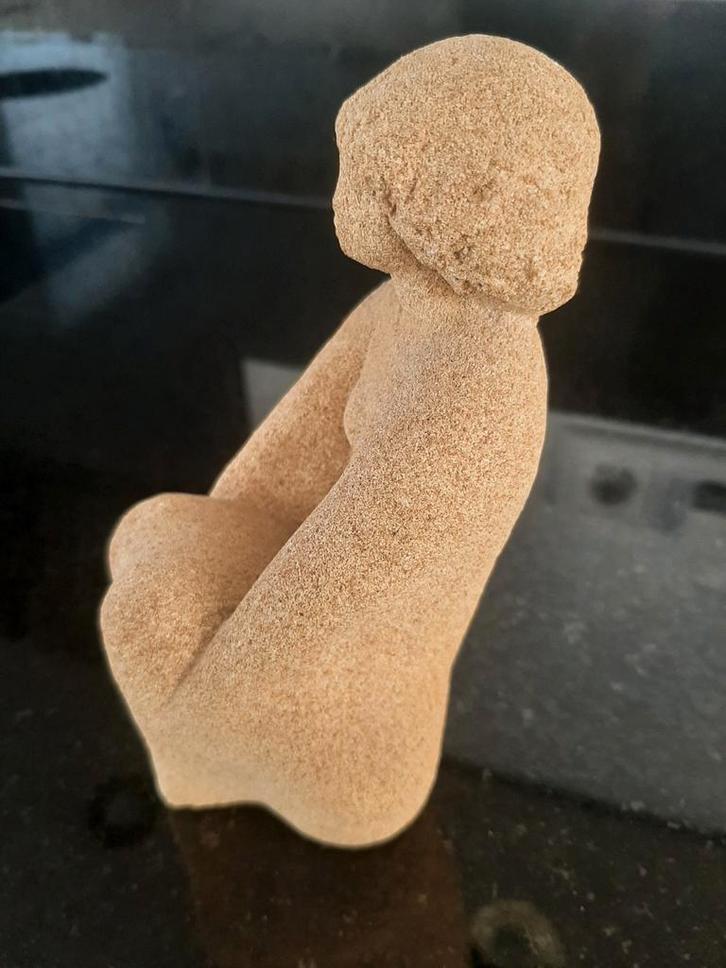 Zittende vrouw, Verzamelen, Beelden en Beeldjes, Mens, Ophalen of Verzenden